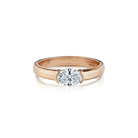 Lenox Collection 18k Gold Diamond Solitaire Rings